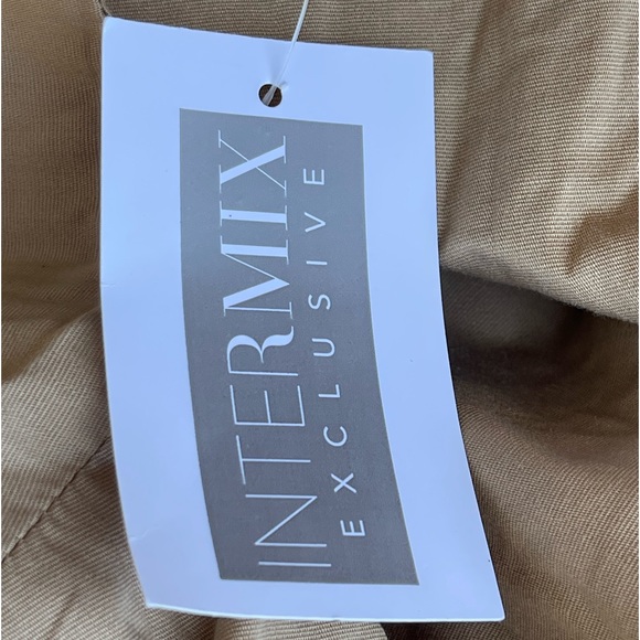 NWT Intermix Exclusive St. Roche Sandrine Cotton Tan Mini Dress Size XL - Picture 9 of 15